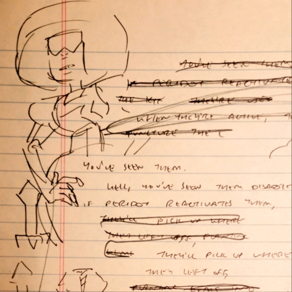 SU **REBECCA SUGAR** Keeping It Together "Garnet Speech"  Writing